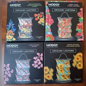 Modgy Oragami Lanterns Rechargeable 4 Designs Available Price Is For ONE